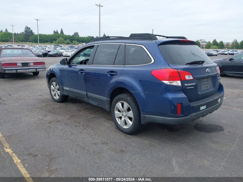 2011 Subaru Outback 2.5I Premium VIN: 4S4BRBCC2B3398132 Lot: 39511077