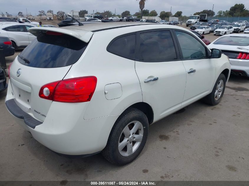 2010 Nissan Rogue S VIN: JN8AS5MV6AW608285 Lot: 39511087