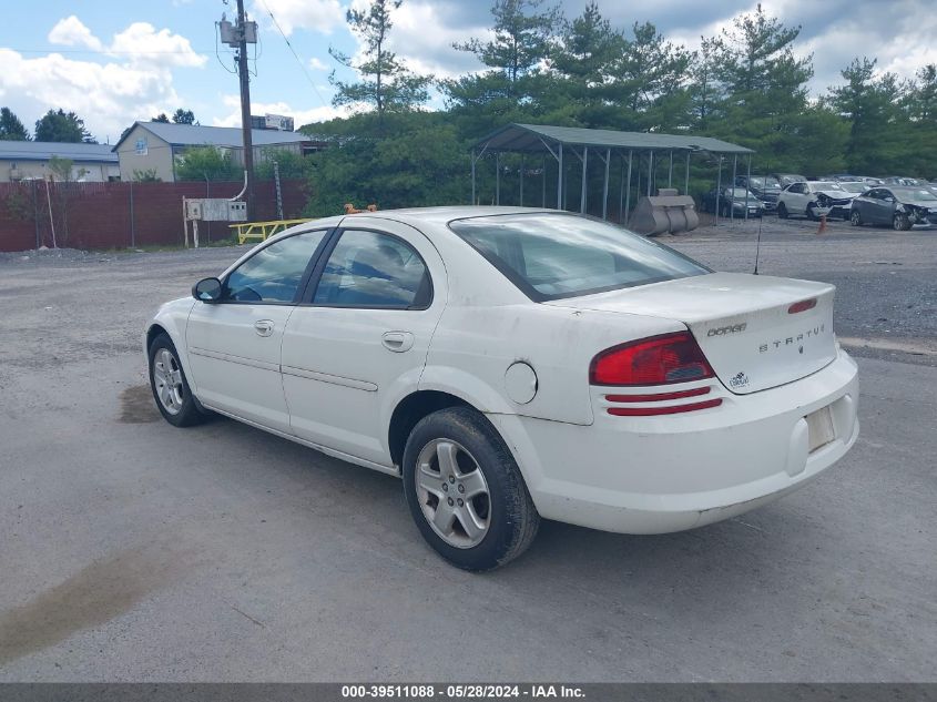 2002 Dodge Stratus Se Plus VIN: 1B3EL46R22N128452 Lot: 39511088