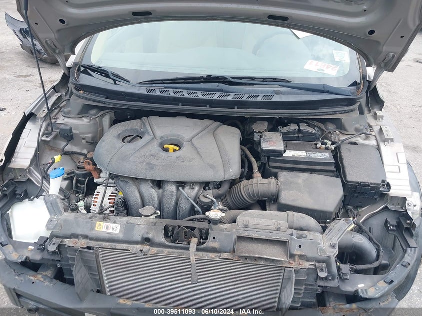 2013 Hyundai Elantra Gls VIN: 5NPDH4AE6DH244269 Lot: 39511093