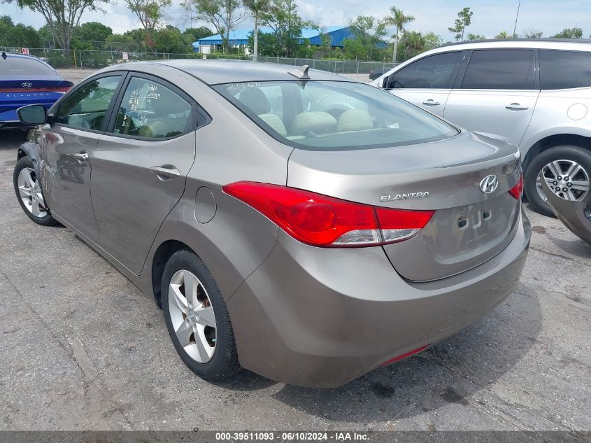 2013 Hyundai Elantra Gls VIN: 5NPDH4AE6DH244269 Lot: 39511093