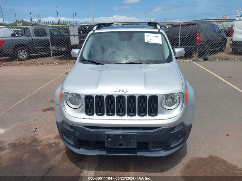 2016 Jeep Renegade Limited VIN: ZACCJADT7GPC85224 Lot: 39511104