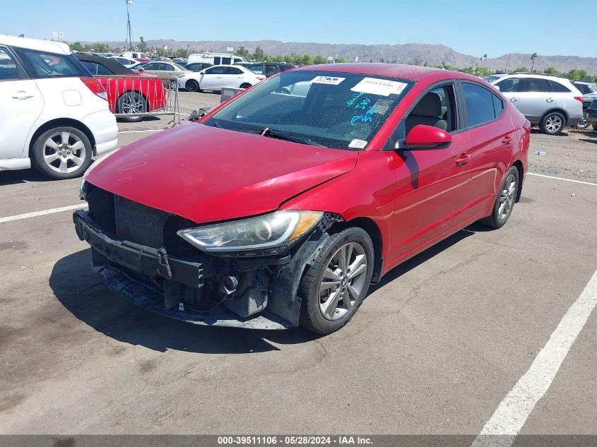 2018 Hyundai Elantra Sel VIN: KMHD84LF3JU497083 Lot: 39511106