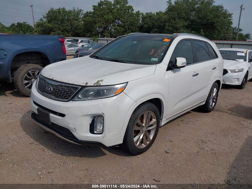 2015 Kia Sorento Limited V6 VIN: 5XYKW4A78FG631429 Lot: 39511114