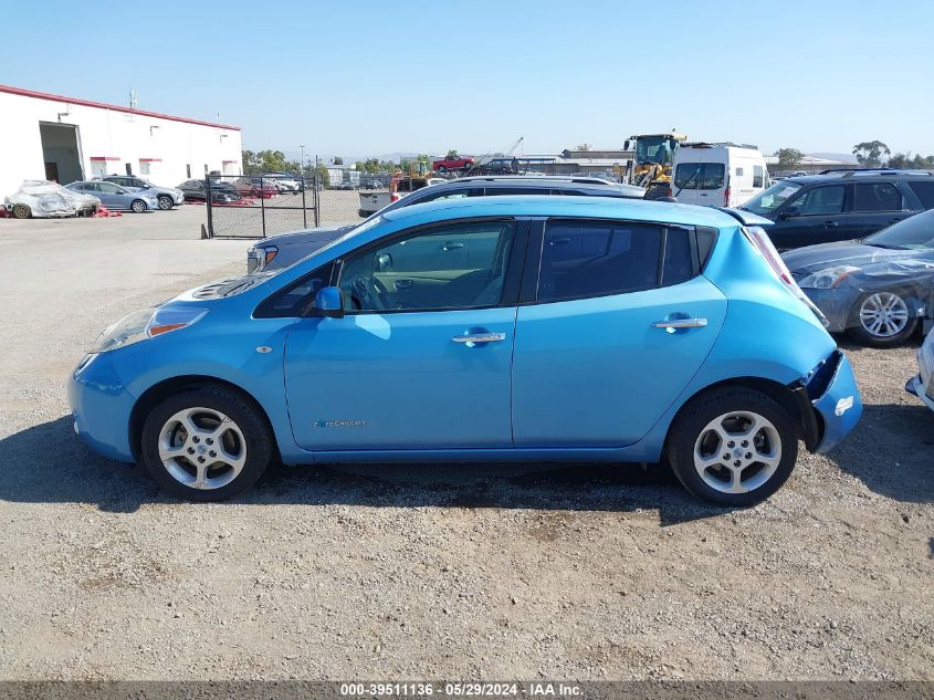 2012 Nissan Leaf Sl VIN: JN1AZ0CP3CT024401 Lot: 39511136