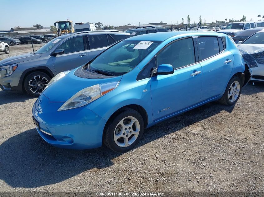 2012 Nissan Leaf Sl VIN: JN1AZ0CP3CT024401 Lot: 39511136