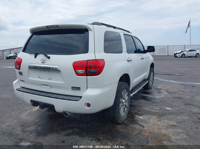 2008 Toyota Sequoia Limited 5.7L V8 VIN: 5TDBY68A98S009743 Lot: 39511145