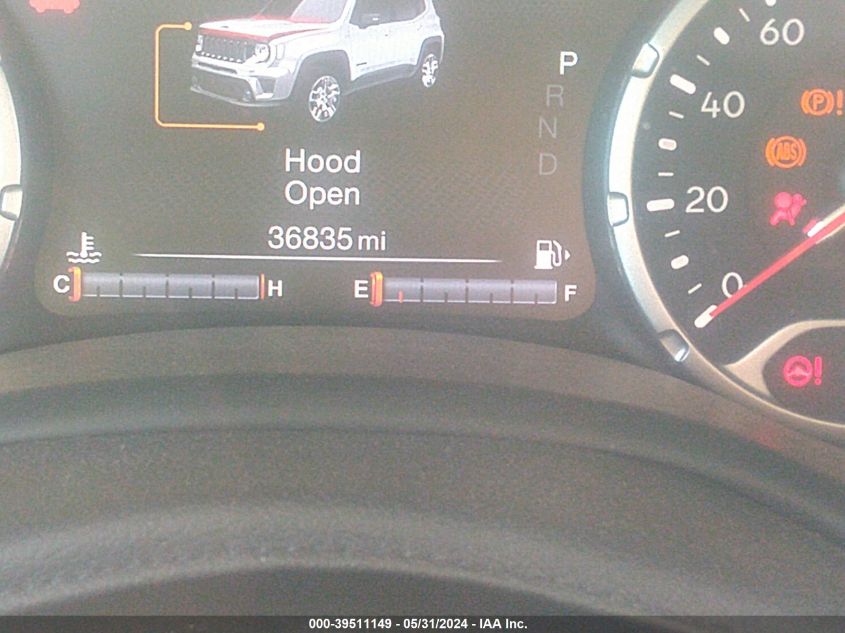 2021 Jeep Renegade Latitude 4X4 VIN: ZACNJDBB1MPM16290 Lot: 39511149