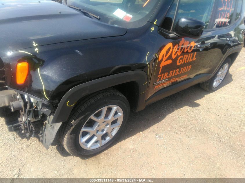 2021 Jeep Renegade Latitude 4X4 VIN: ZACNJDBB1MPM16290 Lot: 39511149