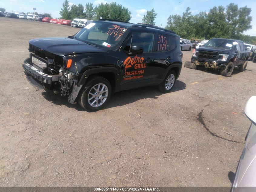 2021 Jeep Renegade Latitude 4X4 VIN: ZACNJDBB1MPM16290 Lot: 39511149