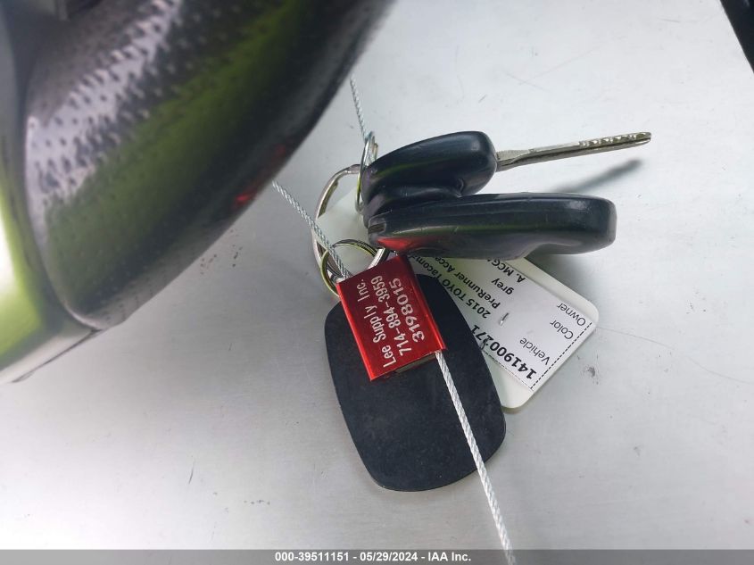 2015 Toyota Tacoma Prerunner V6 VIN: 5TFTU4GN0FX081267 Lot: 39511151