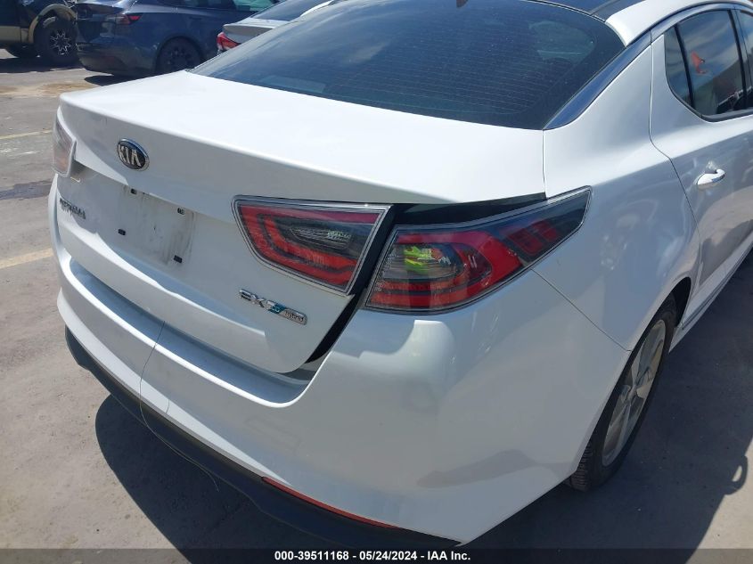 2014 Kia Optima Hybrid Ex VIN: KNAGN4AD0E5062529 Lot: 39511168