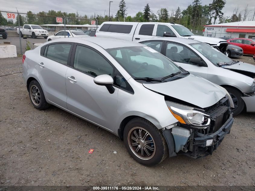 2014 Kia Rio Lx VIN: KNADM4A33E6354165 Lot: 39511176