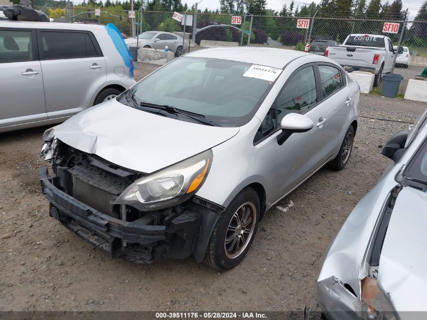 2014 Kia Rio Lx VIN: KNADM4A33E6354165 Lot: 39511176