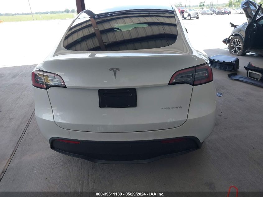 2023 Tesla Model Y Awd/Long Range Dual Motor All-Wheel Drive VIN: 7SAYGDEE6PA088073 Lot: 39511180