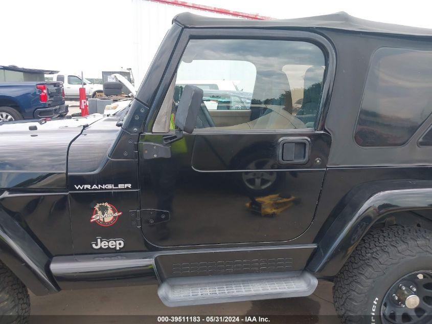 2002 Jeep Wrangler Sahara VIN: 1J4FA59SX2P742726 Lot: 39511183