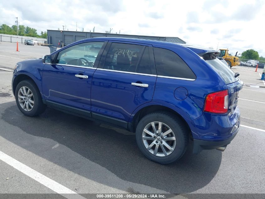 2013 Ford Edge Limited VIN: 2FMDK3KC1DBA17734 Lot: 39511208