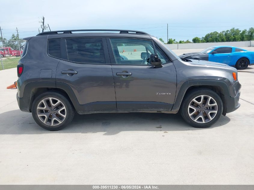 2018 Jeep Renegade Latitude Fwd VIN: ZACCJABB3JPG73620 Lot: 39511230