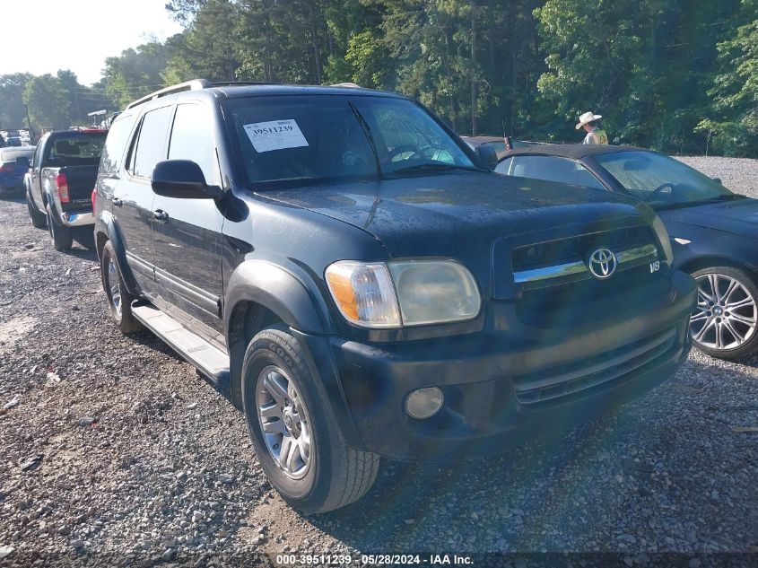 2005 Toyota Sequoia Limited V8 VIN: 5TDBT48A95S245288 Lot: 39511239