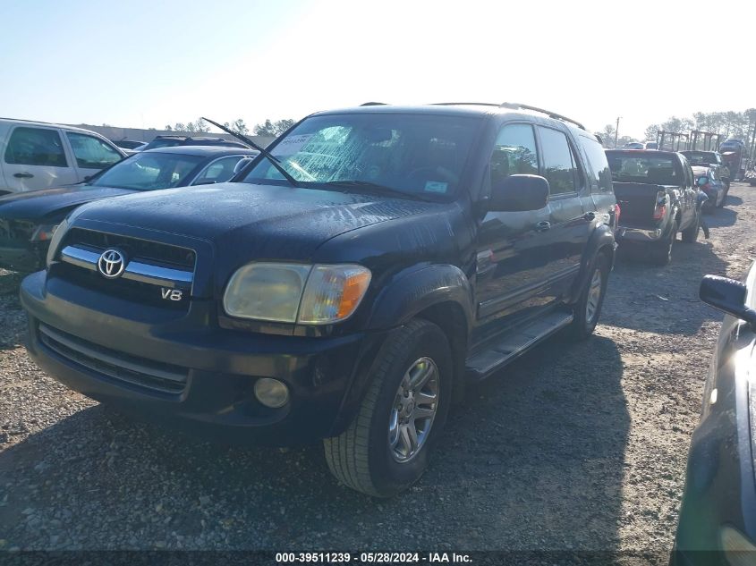 2005 Toyota Sequoia Limited V8 VIN: 5TDBT48A95S245288 Lot: 39511239