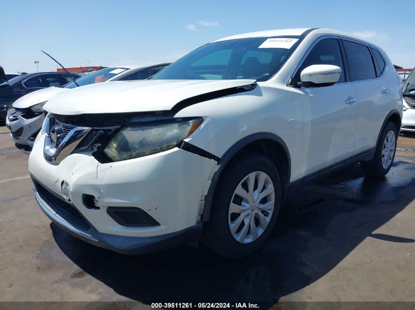 2014 Nissan Rogue S VIN: 5N1AT2MT1EC871065 Lot: 39511261