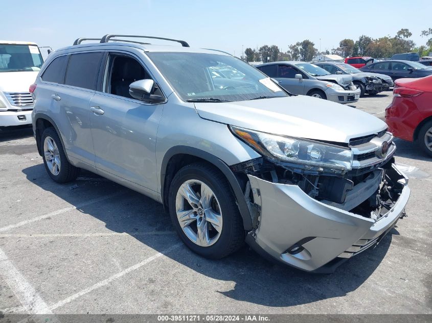 2019 Toyota Highlander Limited VIN: 5TDDZRFH0KS927492 Lot: 39511271