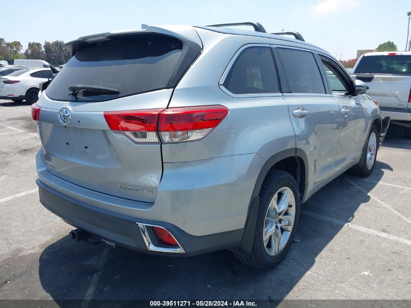 2019 Toyota Highlander Limited VIN: 5TDDZRFH0KS927492 Lot: 39511271