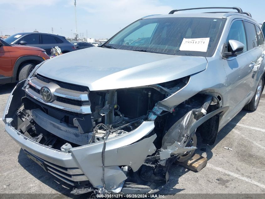 2019 Toyota Highlander Limited VIN: 5TDDZRFH0KS927492 Lot: 39511271