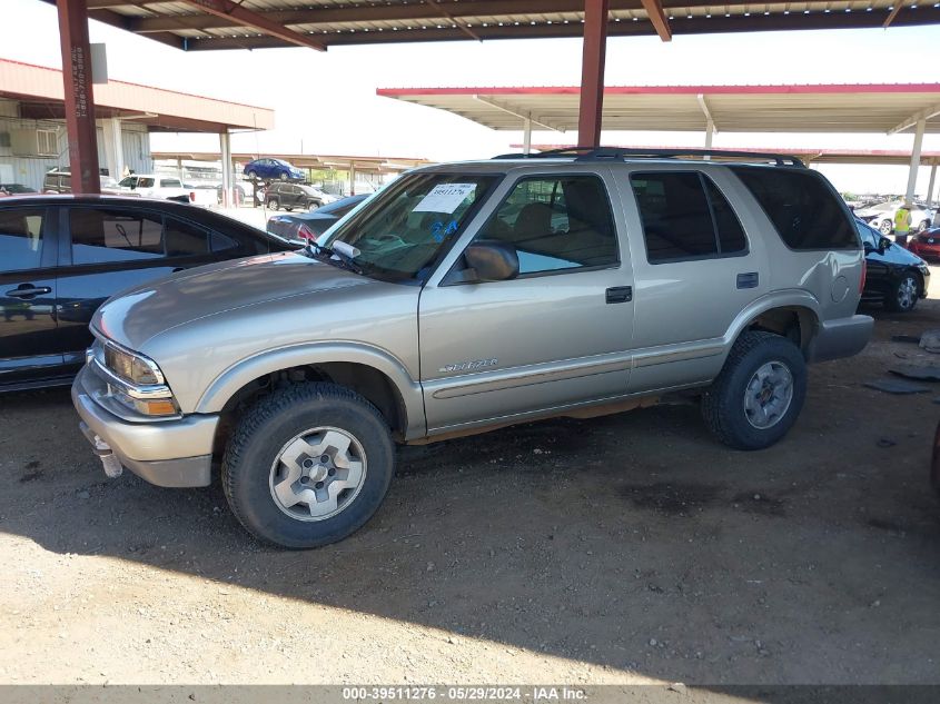 2004 Chevrolet Blazer Ls VIN: 1GNDT13X54K143857 Lot: 39511276