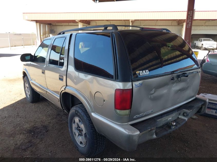 2004 Chevrolet Blazer Ls VIN: 1GNDT13X54K143857 Lot: 39511276