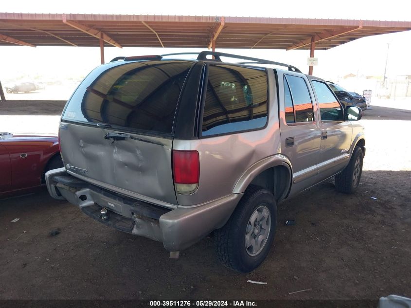 2004 Chevrolet Blazer Ls VIN: 1GNDT13X54K143857 Lot: 39511276