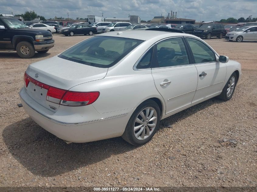 2007 Hyundai Azera Limited/Se VIN: KMHFC46FX7A222856 Lot: 39511277