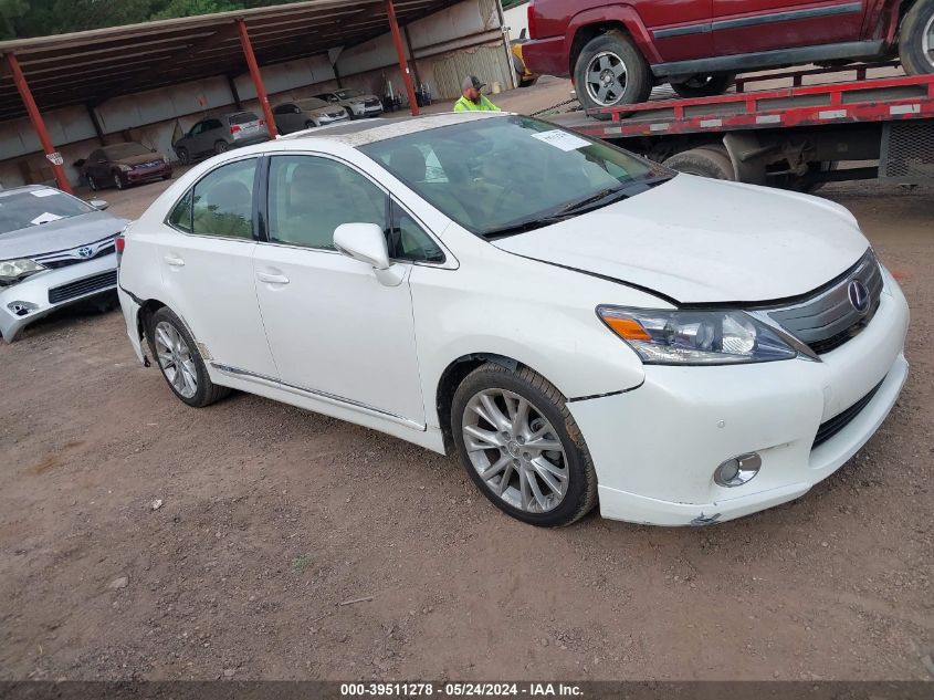 2010 Lexus Hs 250H Premium VIN: JTHBB1BA1A2001693 Lot: 39511278