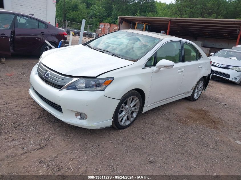 2010 Lexus Hs 250H Premium VIN: JTHBB1BA1A2001693 Lot: 39511278