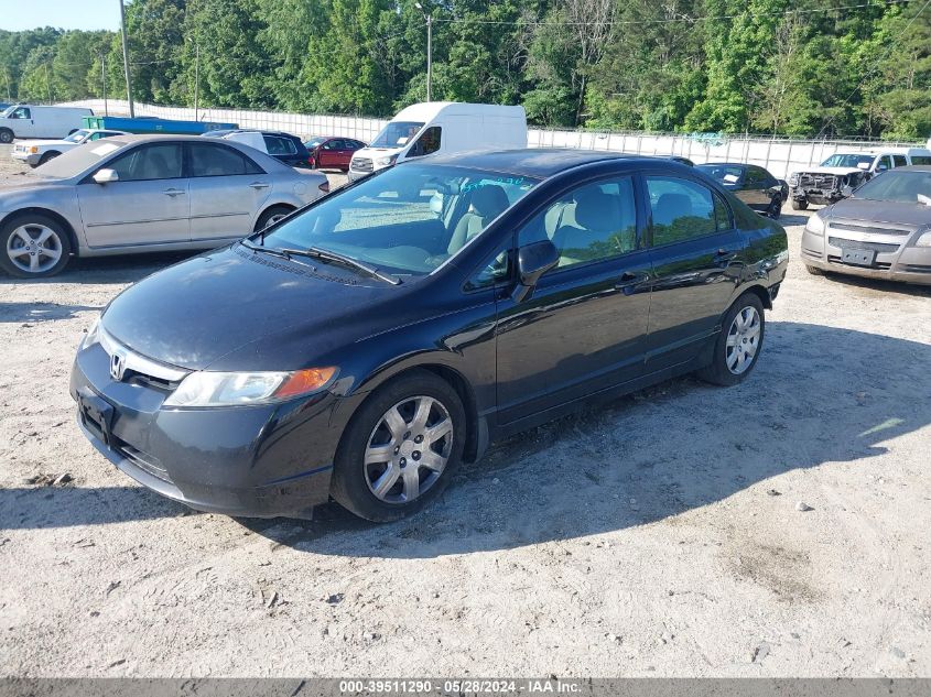 2007 Honda Civic Lx VIN: 2HGFA16507H311693 Lot: 39511290