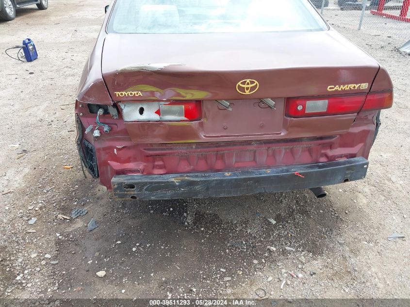 1999 Toyota Camry Le VIN: 4T1BG22K9XU446791 Lot: 39511293