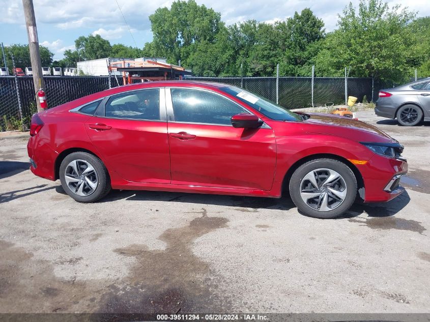 2020 Honda Civic Lx VIN: 2HGFC2F63LH582301 Lot: 39511294