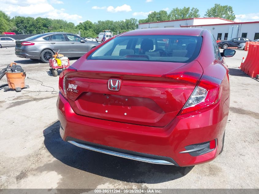 2020 Honda Civic Lx VIN: 2HGFC2F63LH582301 Lot: 39511294