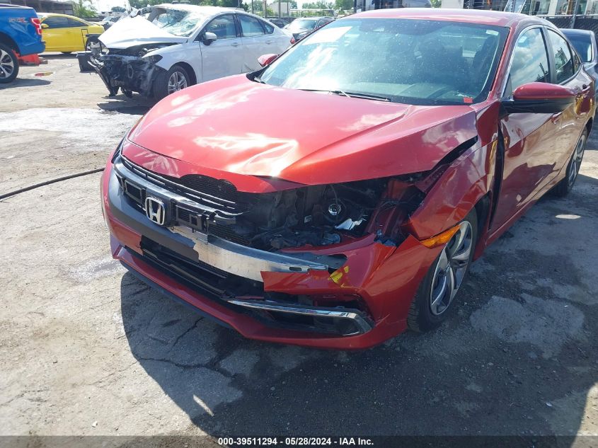 2020 Honda Civic Lx VIN: 2HGFC2F63LH582301 Lot: 39511294