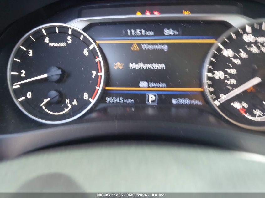 2020 Nissan Altima Sr Fwd VIN: 1N4BL4CVXLC220771 Lot: 39511305