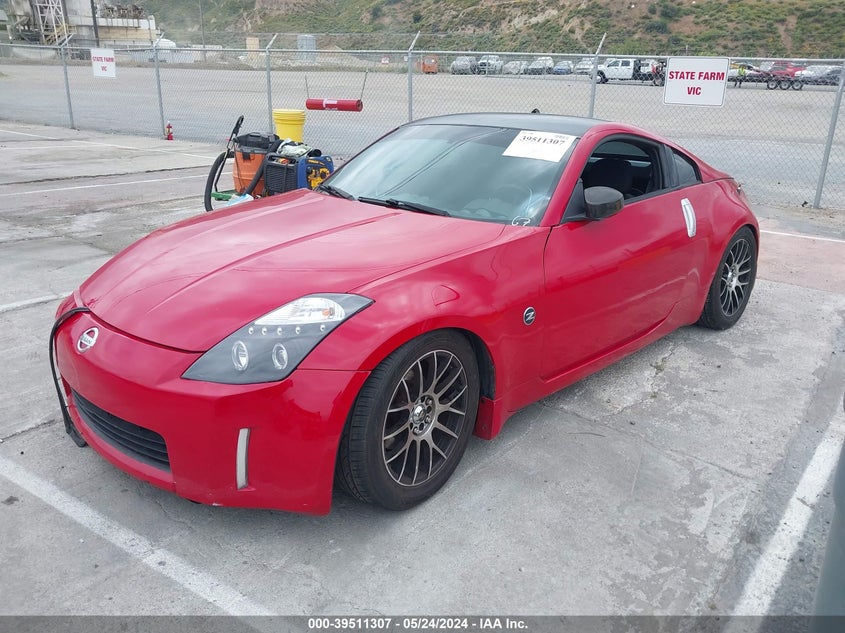 2003 Nissan 350Z VIN: JN1AZ34E83T020990 Lot: 39511307