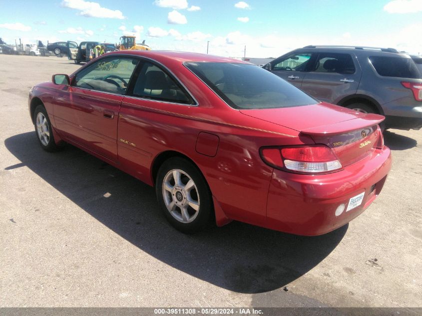 1999 Toyota Camry Solara Sle VIN: 2T1CF22P6XC222611 Lot: 39511308