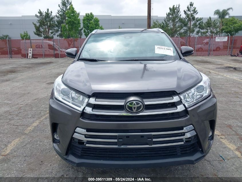 2019 Toyota Highlander Limited VIN: 5TDYZRFHXKS289379 Lot: 39511309