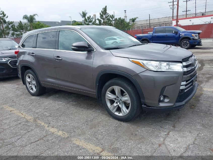 2019 Toyota Highlander Limited VIN: 5TDYZRFHXKS289379 Lot: 39511309