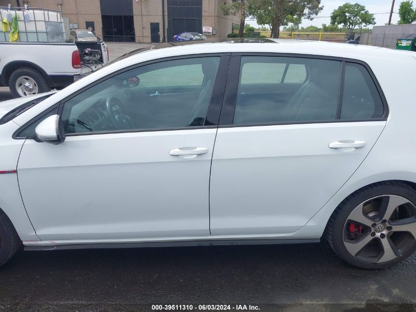 2017 Volkswagen Golf Gti Autobahn 4-Door/S 4-Door/Se 4-Door/Sport 4-Door VIN: 3VW447AU1HM063727 Lot: 39511310