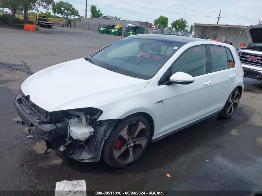 2017 Volkswagen Golf Gti Autobahn 4-Door/S 4-Door/Se 4-Door/Sport 4-Door VIN: 3VW447AU1HM063727 Lot: 39511310