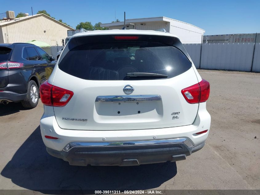 2018 Nissan Pathfinder Sl VIN: 5N1DR2MM4JC630034 Lot: 39511311