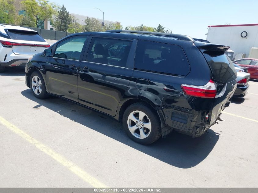 2016 Toyota Sienna Le 8 Passenger VIN: 5TDKK3DC8GS723675 Lot: 39511318