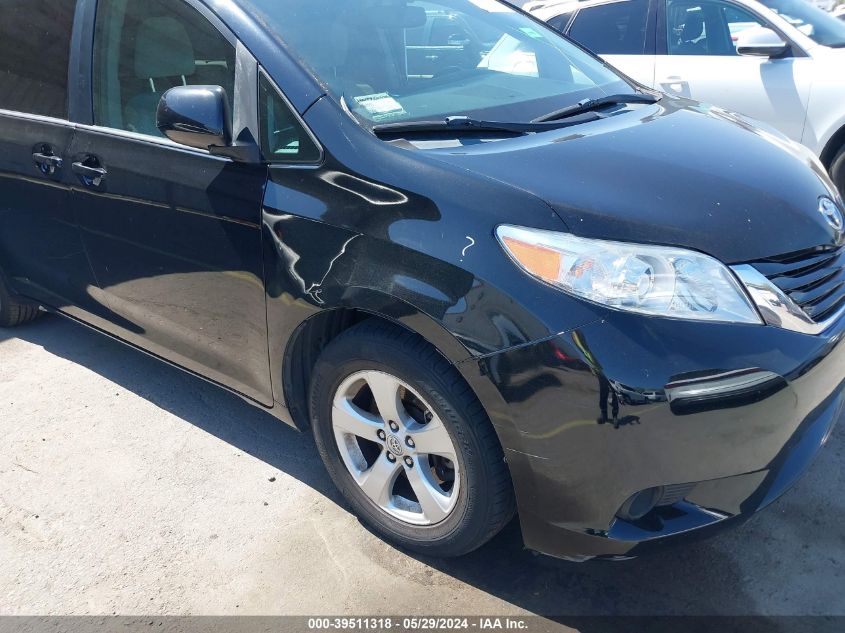 2016 Toyota Sienna Le 8 Passenger VIN: 5TDKK3DC8GS723675 Lot: 39511318