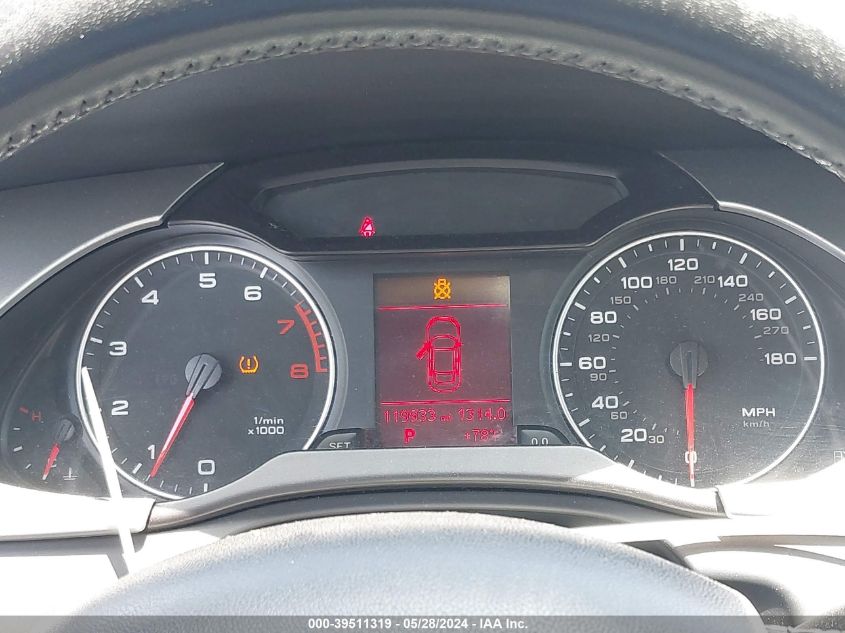 2009 Audi A4 2.0T Premium VIN: WAULF78K19N031023 Lot: 39511319